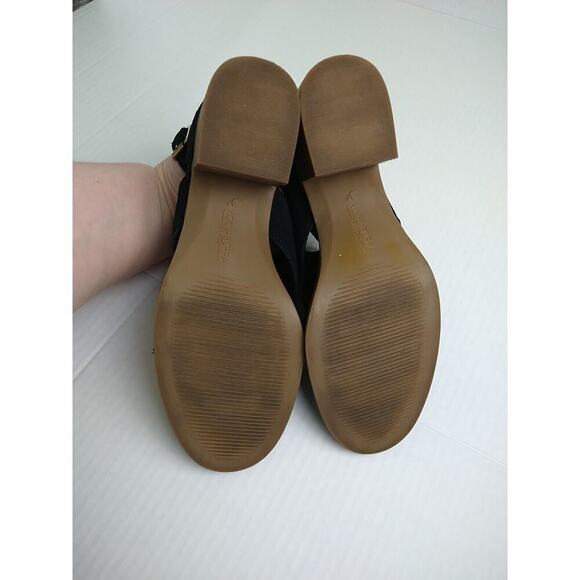 Ugg Black Kookaburra Ortholite Suede Block Cut Out Sandals. Size 7 - Picture 4 of 12